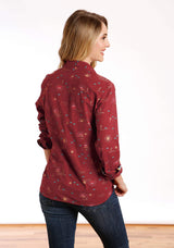 Tin Haul WOMENS LONG SLEEVE SNAP SANTA FE SUN WESTERN SHIRT - Tin Haul - Flyclothing LLC