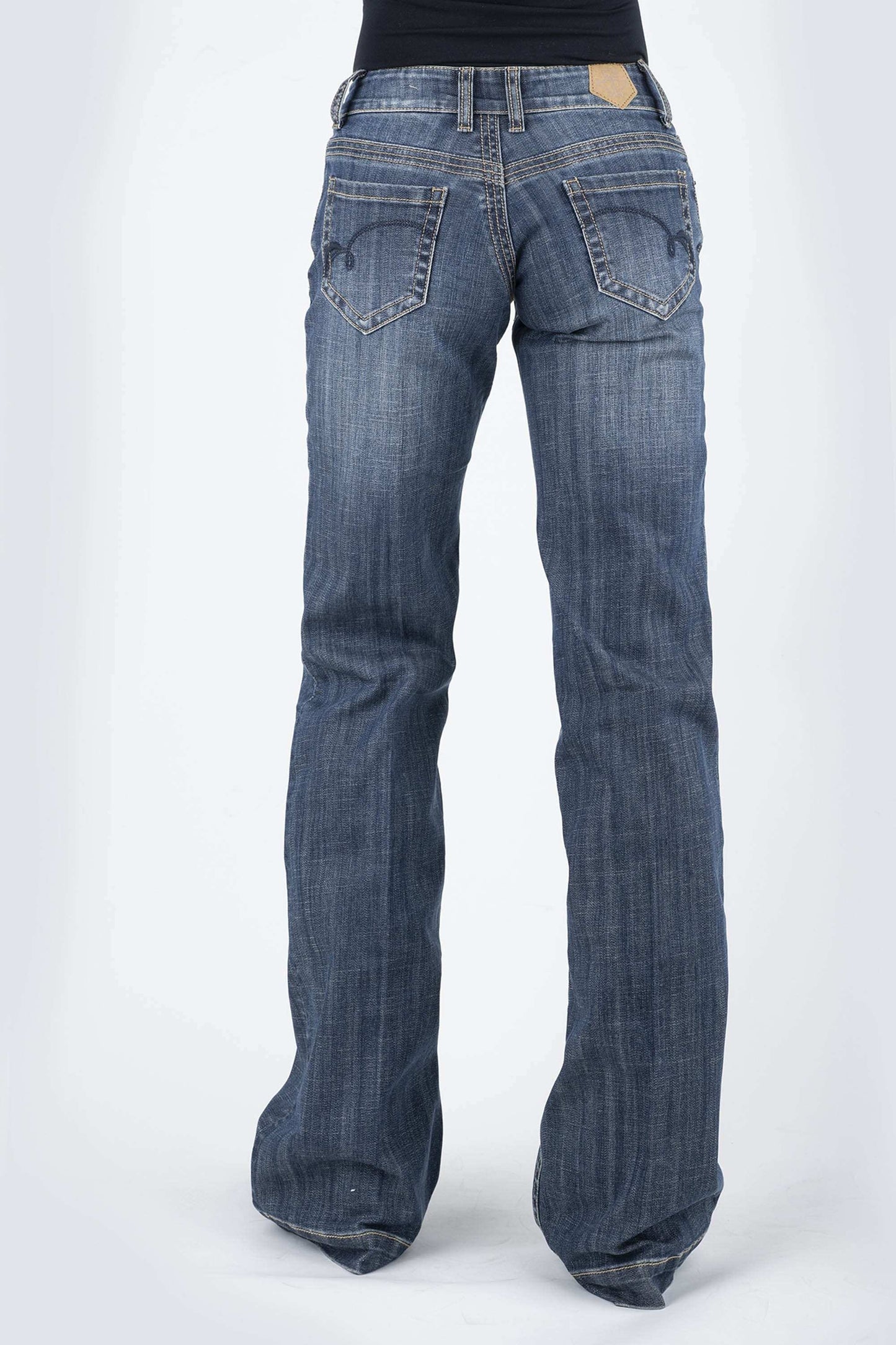 Tin Haul WOMENS BLUE SMALL LOOP BACK POCKET ELLA FIT JEANS - Tin Haul - Flyclothing LLC