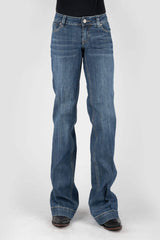 Tin Haul WOMENS 3 HORSES EMBROIDERY ON BACK POCKET JEANS - Tin Haul - Flyclothing LLC