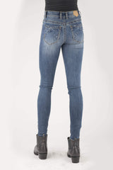 Tin Haul WOMENS PIECED BACK POCKET HIGH RISE SKINNY JEANS - Tin Haul - Flyclothing LLC
