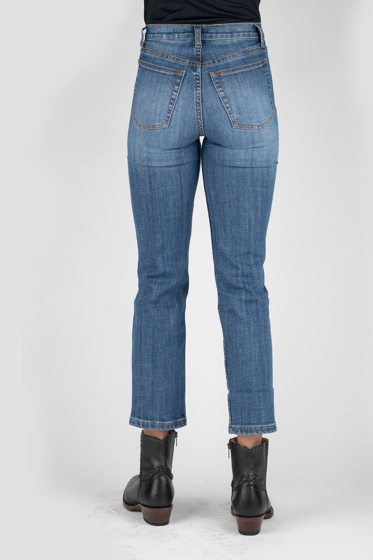 Tin Haul WOMENS HIGHRISE STRAIGHT CROP JEANS