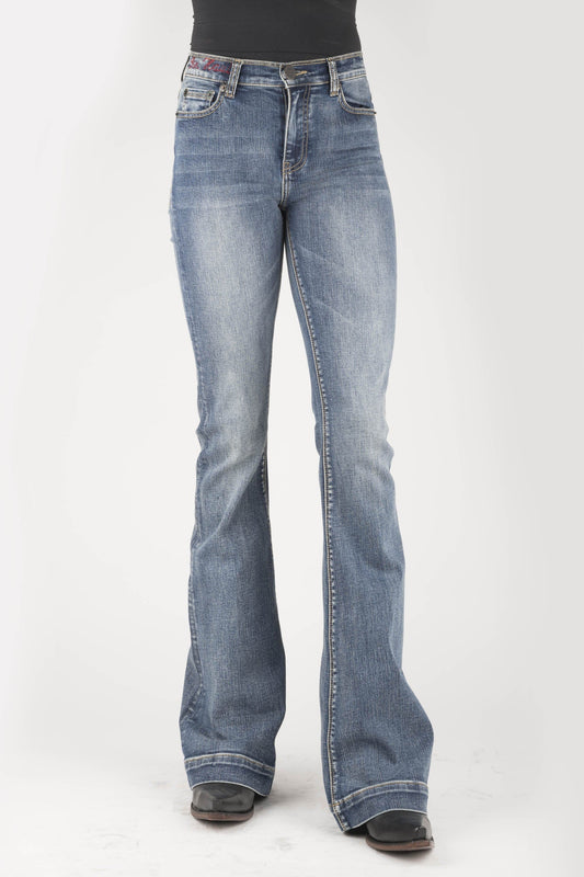 Tin Haul WOMENS ANVIL AND HAMMER EMBROIDERY ON BACK POCKET JEANS - Tin Haul