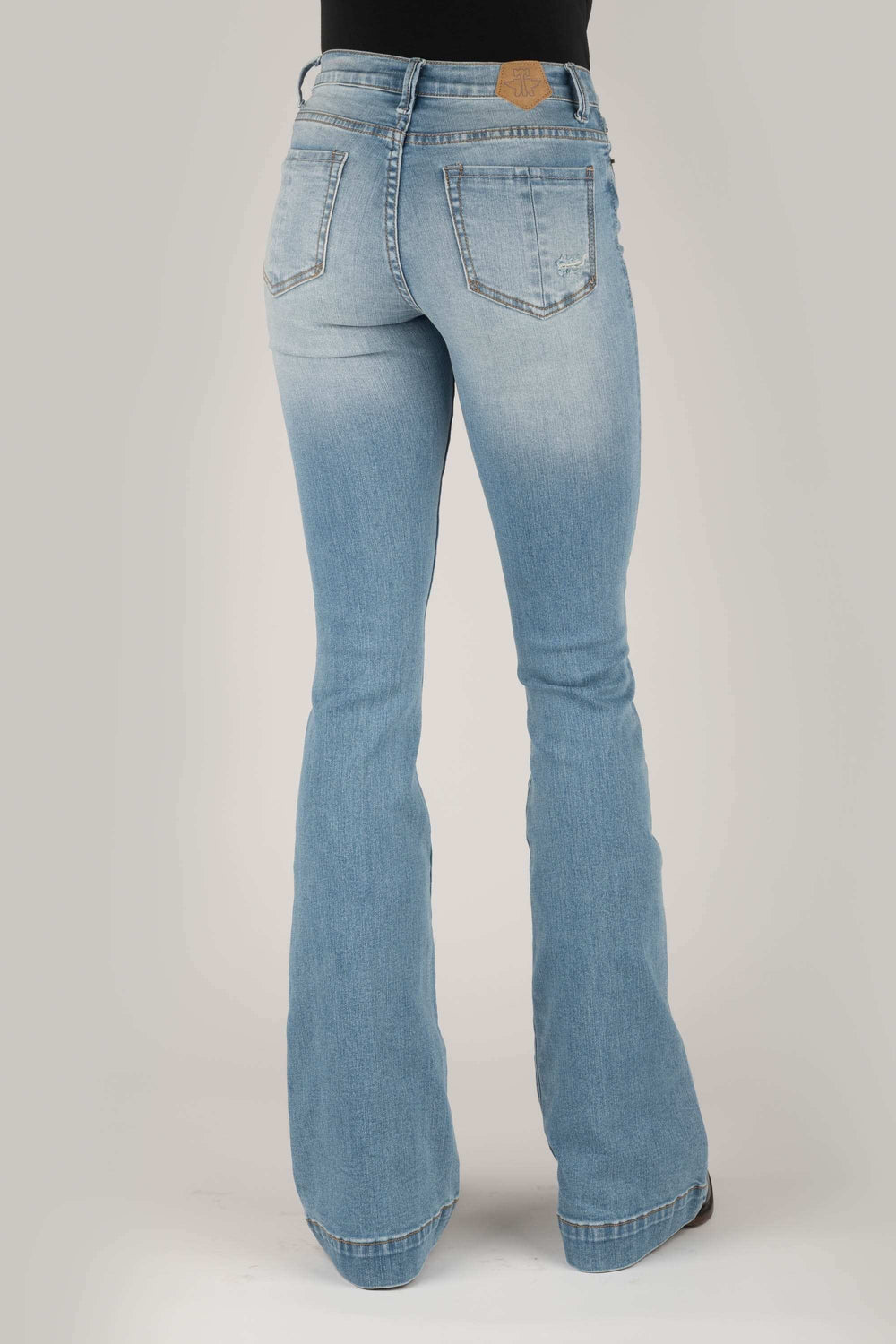 Tin Haul WOMENS HEAVY DESTRUCTION HIGH RISE FLARE JEANS - Tin Haul - Flyclothing LLC