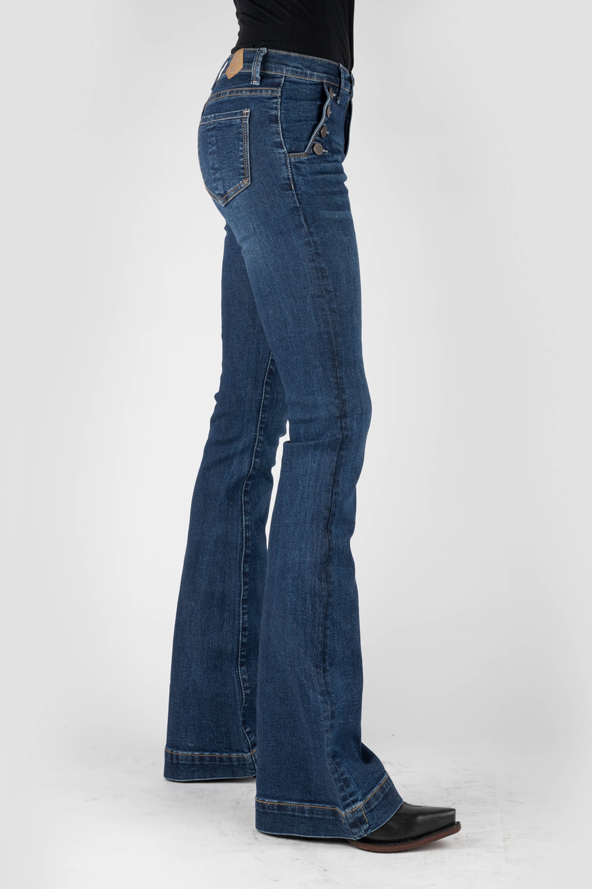 Tin Haul WOMENS 4 BUTTON FRONT POCKET JEANS