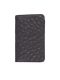 Scully Leather Black Ostrich Leather Personal Phone/Address - Scully Leather