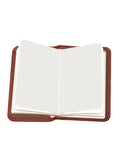 Scully COGNAC RULED PERSONAL NOTER - Scully Leather