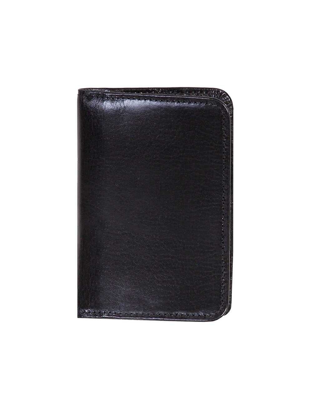 Scully Leather Black Italian Leather Personal Phone/Address - Scully Leather
