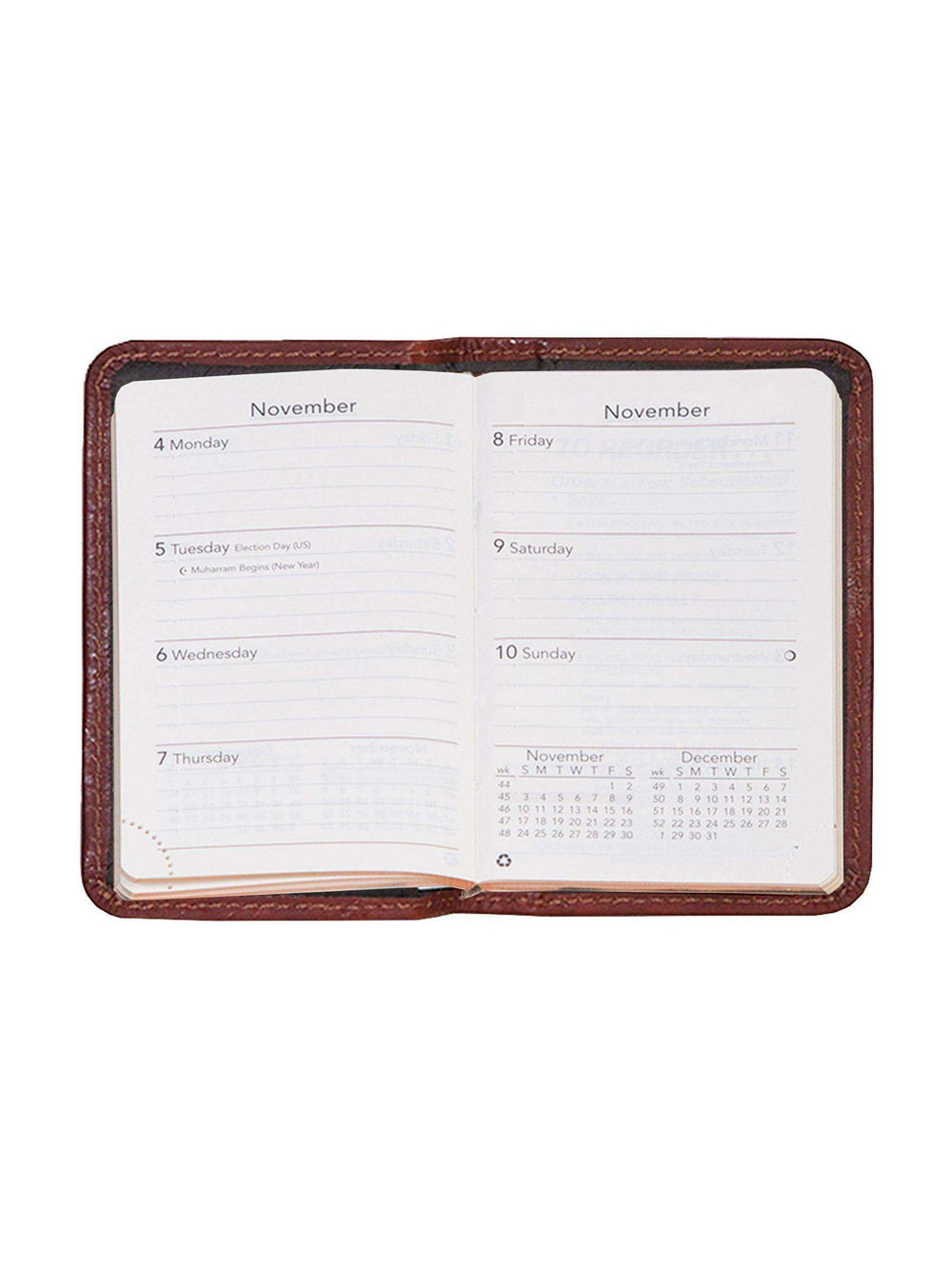 Scully MAHOGANY RULED PERSONAL NOTER - Scully Leather - Flyclothing LLC