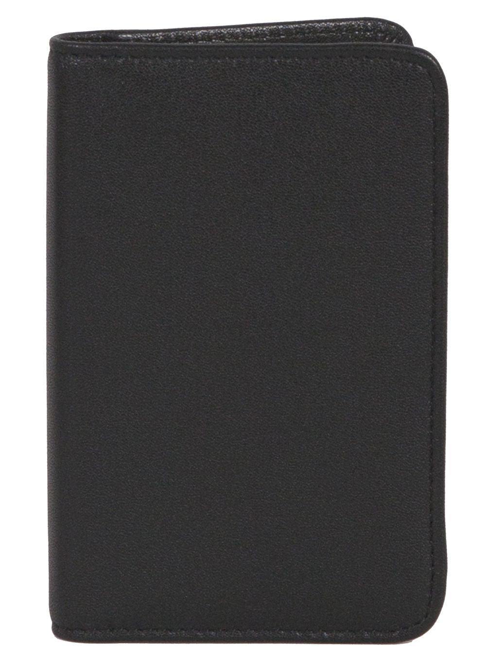 Scully Leather Black Soft Plonge Leather Personal Phone/Address - Flyclothing LLC