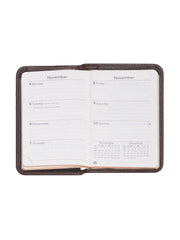 Scully CHOCOLATE RULED PERSONAL NOTER - Scully Leather