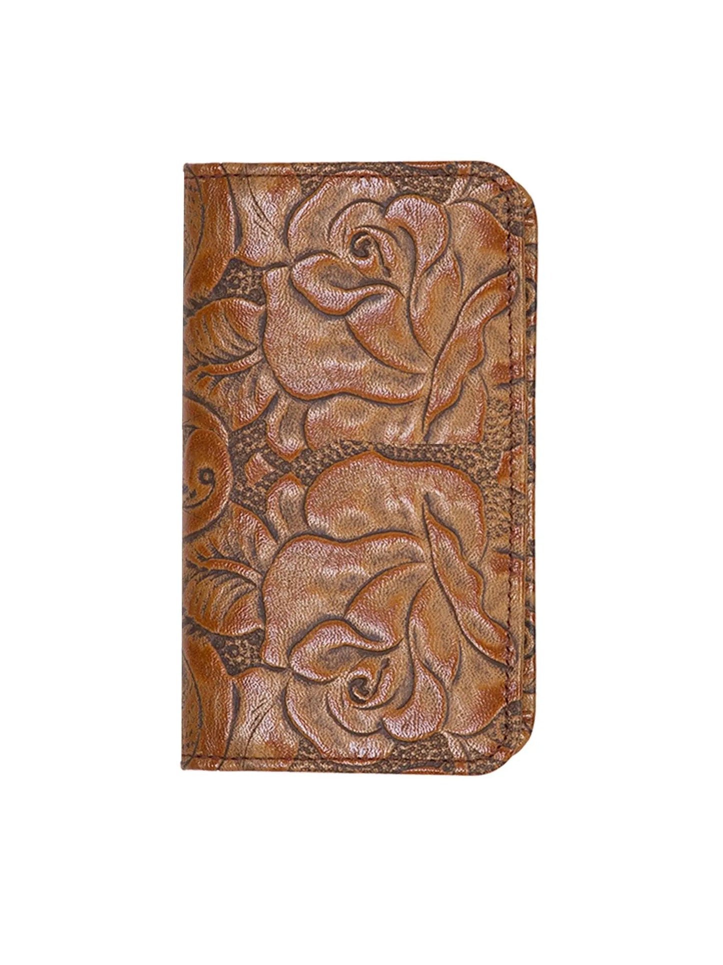 Scully Leather Brown New Tooled Leather Ruled Personal Noter - Scully Leather - Flyclothing LLC
