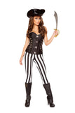 Roma Costume 5pc Seven Seas Hottie - Roma Costume