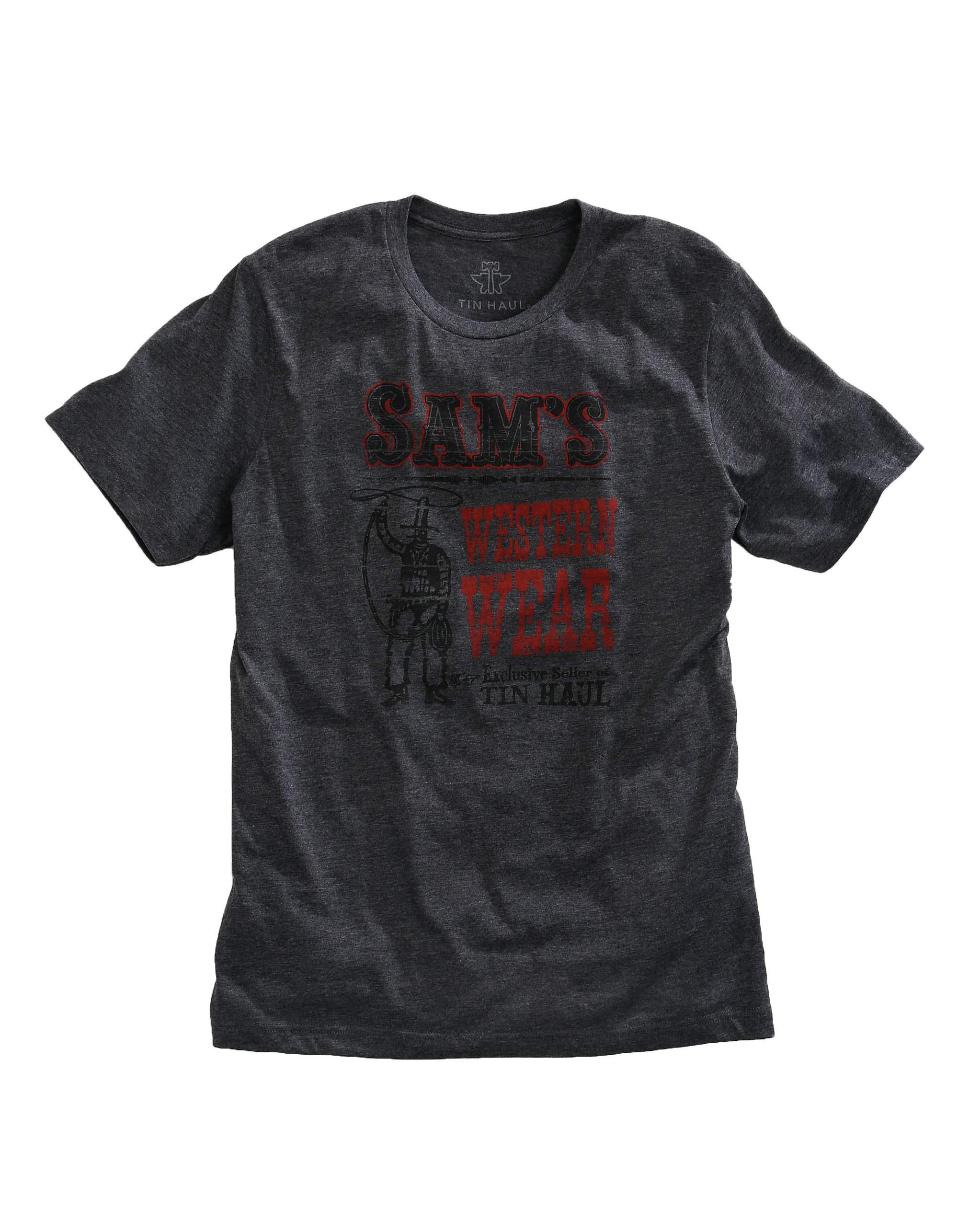 Tin Haul MENS DO YOUR OWN THING SCREEN PRINT HEATHER GREY SHORT SLEEVE T-SHIRT - Tin Haul - Flyclothing LLC