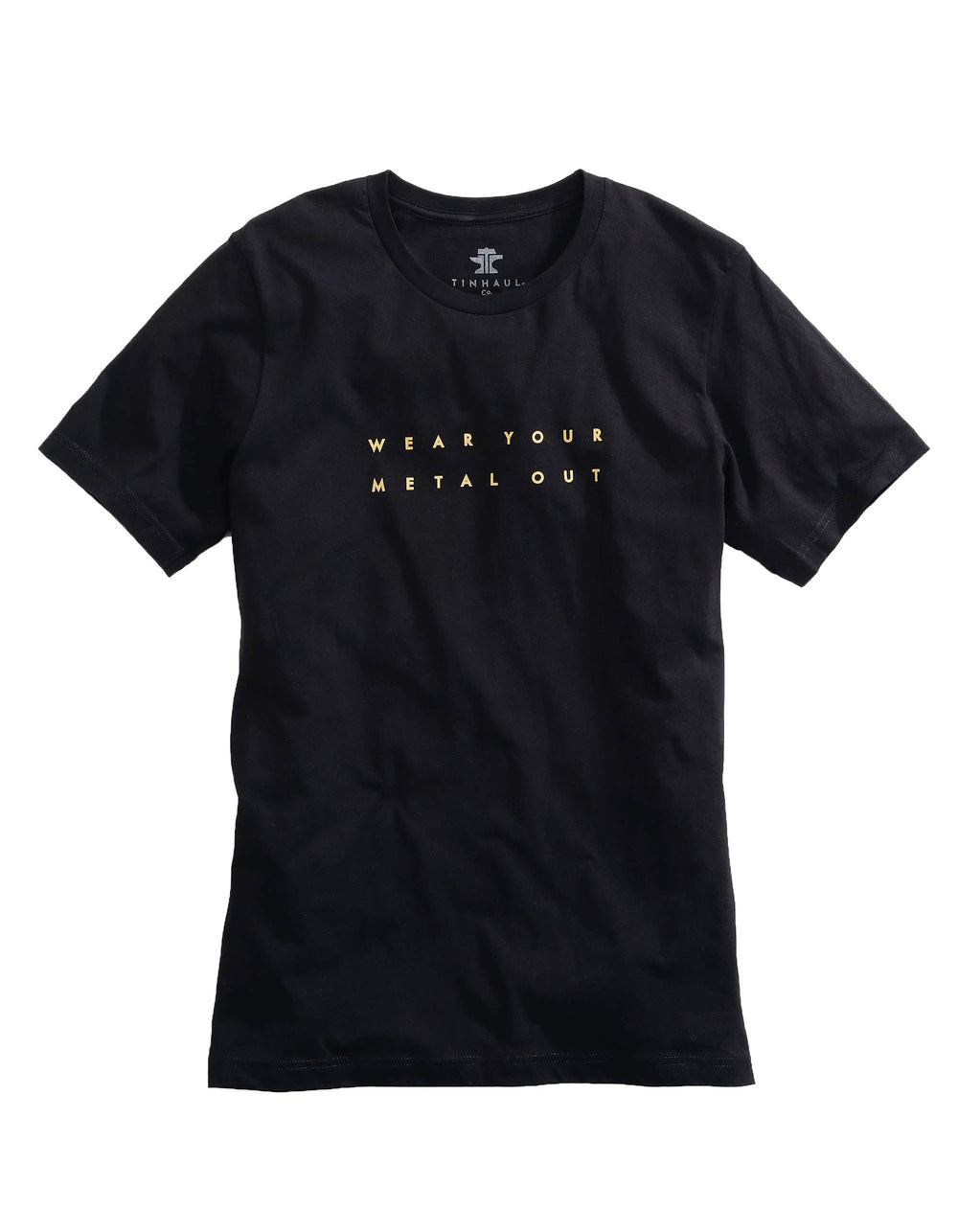Tin Haul MENS KNIT WEAR YOUR METAL OUT FRONT ANVIL ON BACK T-SHIRT - Tin Haul