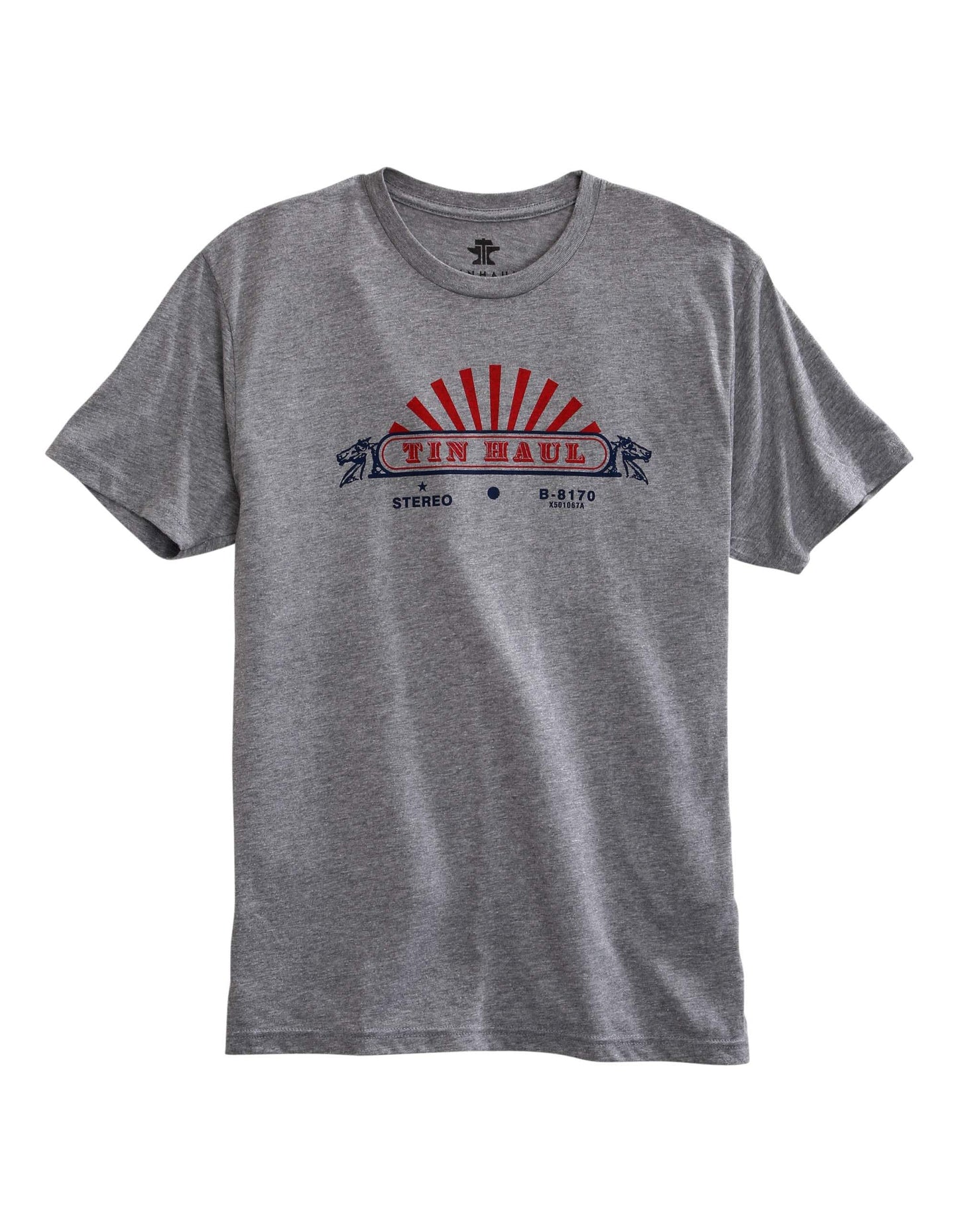 Tin Haul MENS KNIT TIN HAUL IN STEREO SCREEN PRINT T-SHIRT - Tin Haul - Flyclothing LLC
