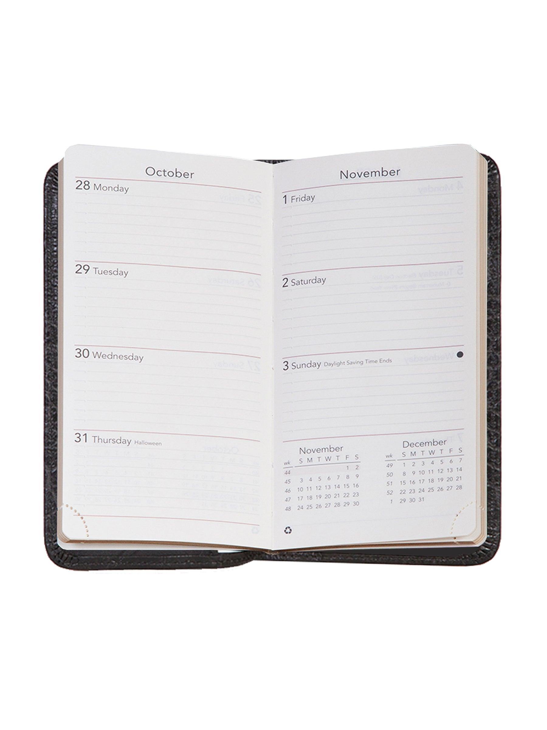 Scully BLACK POCKET PHONE/ADDRESS - Scully Leather