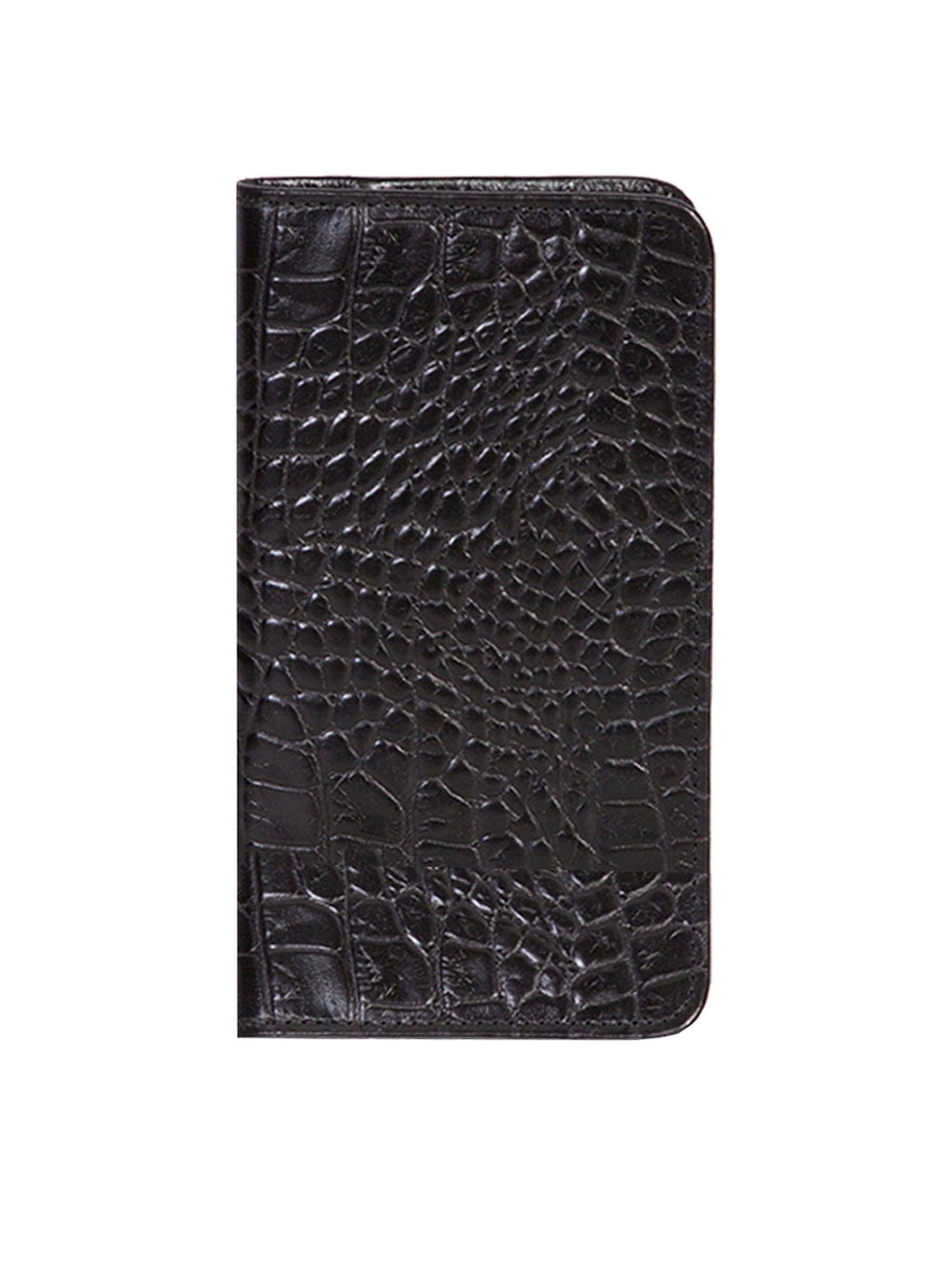 Scully BLACK POCKET PHONE/ADDRESS - Scully Leather