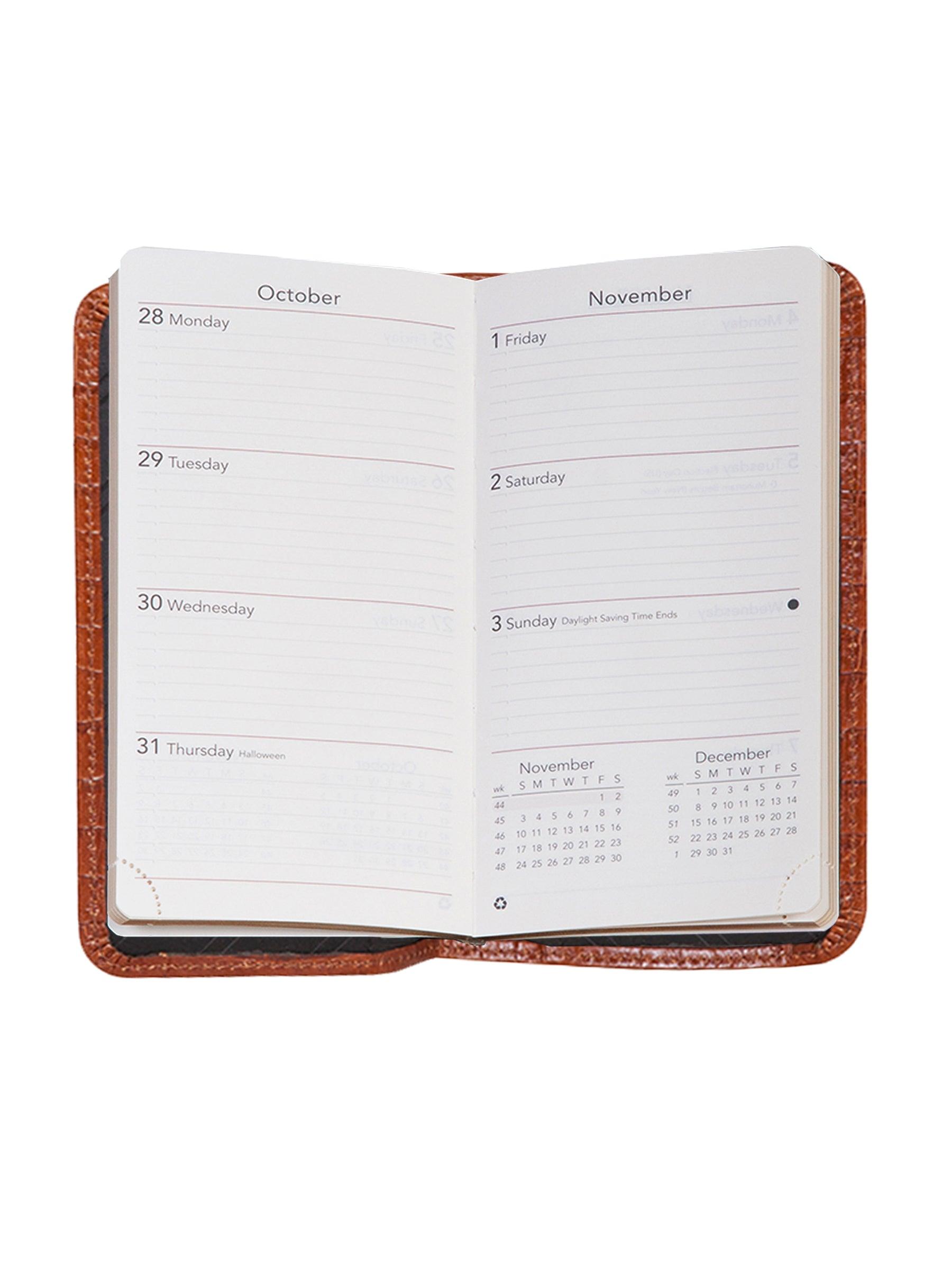 Scully BROWN POCKET WEEKLY PLANNER - Flyclothing LLC