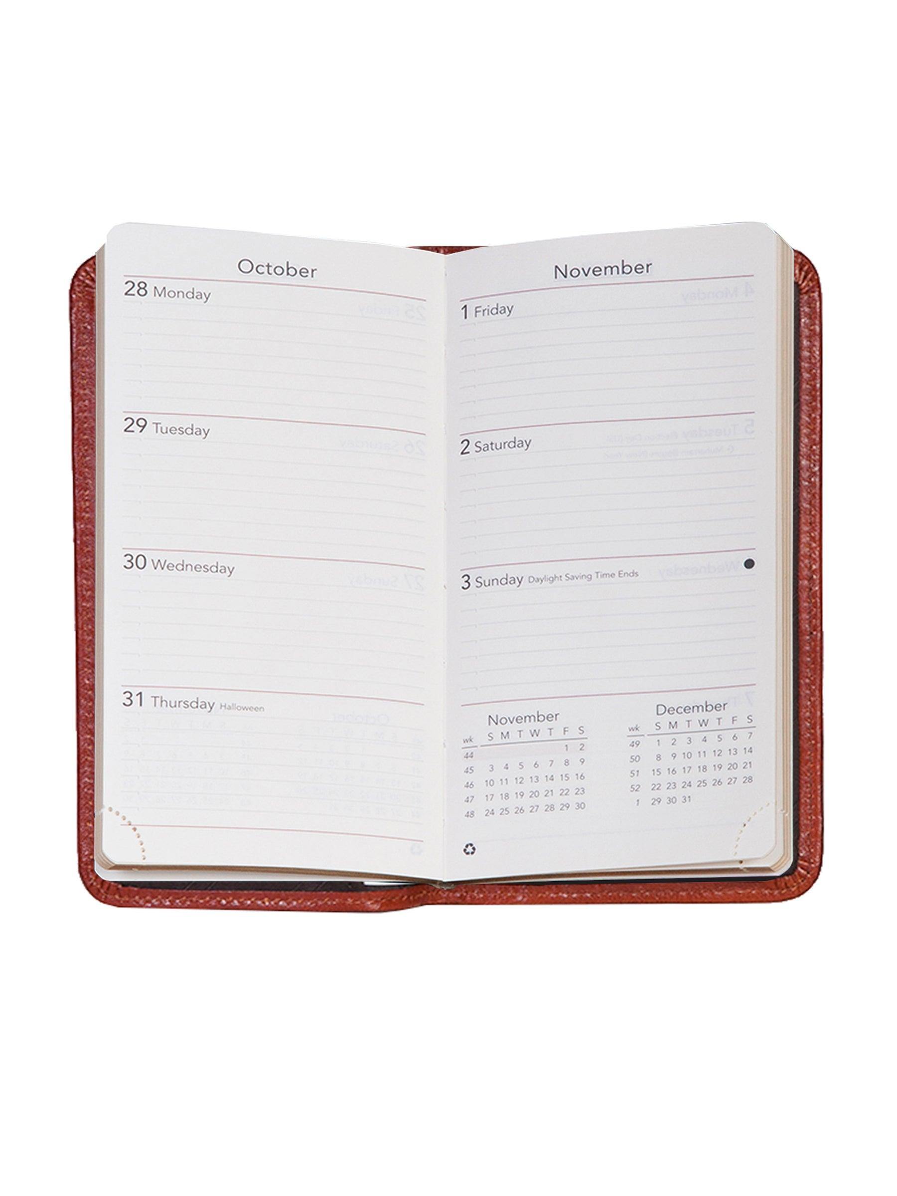 Scully COGNAC POCKET WEEKLY PLANNER - Flyclothing LLC