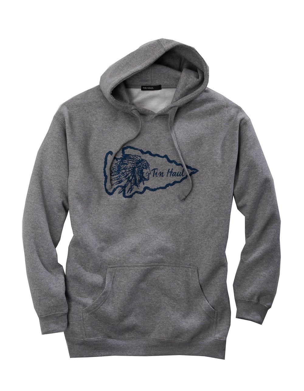 Tin Haul MENS TIN HAUL INDIAN ARROWHEAD SCREEN PRINT  CHARCOAL GREY SWEATSHIRT