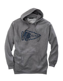 Tin Haul MENS TIN HAUL INDIAN ARROWHEAD SCREEN PRINT  CHARCOAL GREY SWEATSHIRT