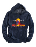 Tin Haul MENS TIN HAUL GEOMETRIC TRIANGLES SCREEN PRINT NAVY HEATHER SWEATSHIRT - Tin Haul