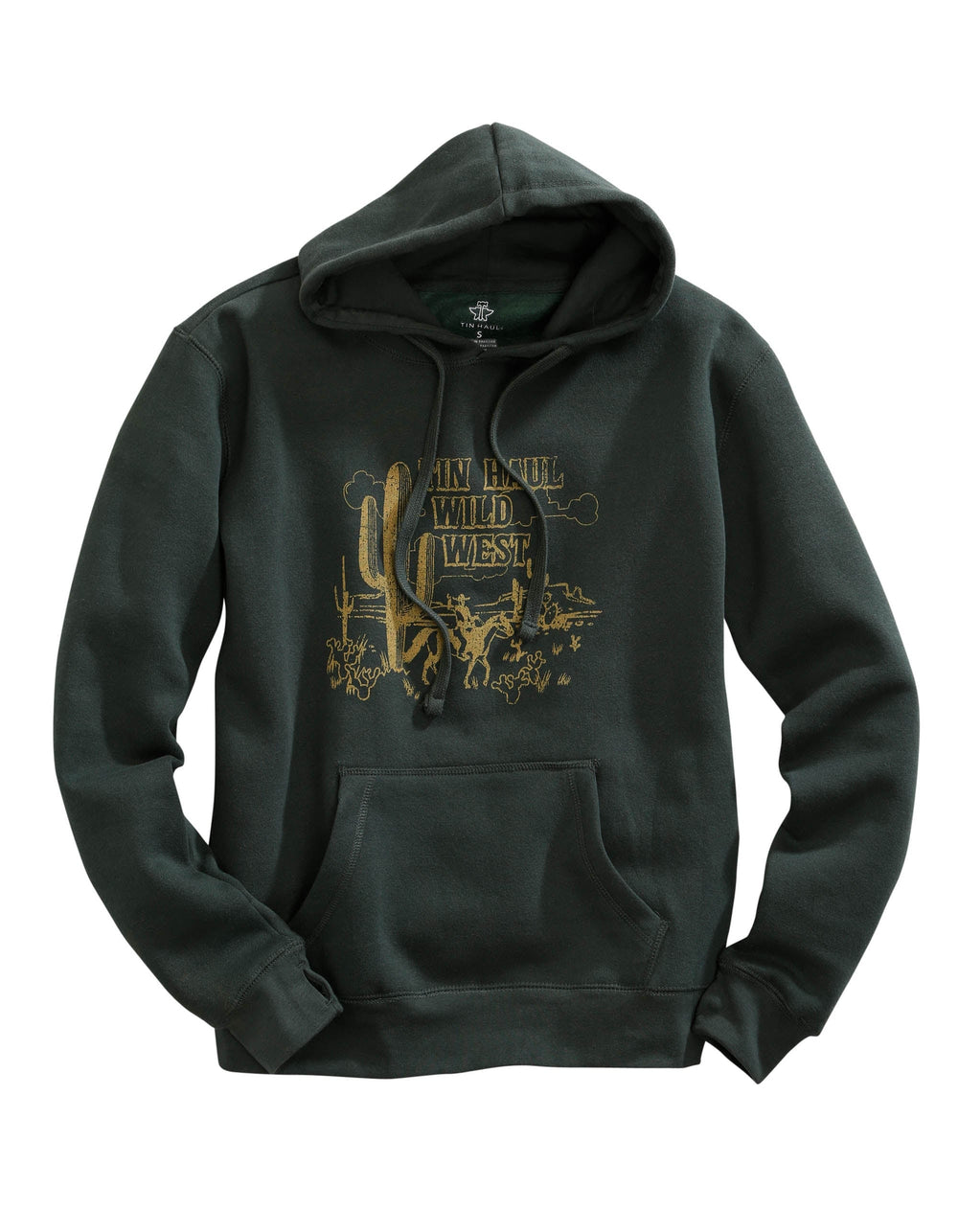 Tin Haul WOMENS TIN HAUL WILD WEST SCREEN PRINT GREEN SWEATSHIRT - Tin Haul
