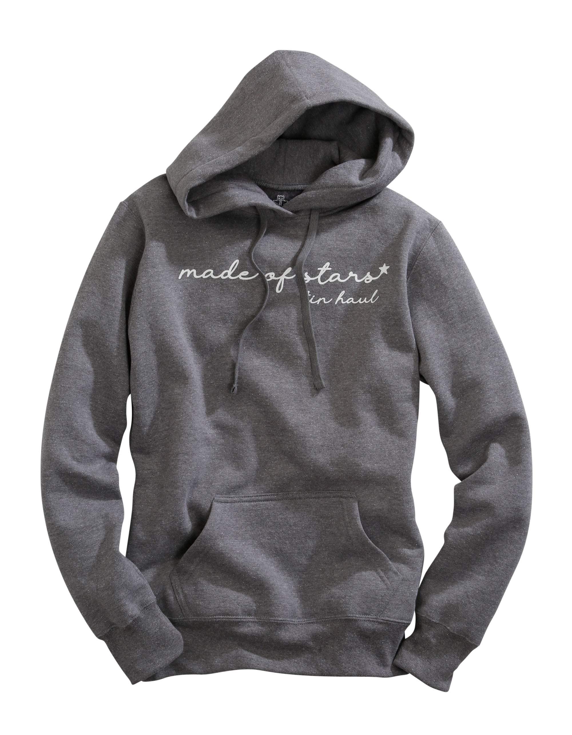 Tin Haul WOMENS TIN HAUL MADE OF STARS PRINT GREY SWEATSHIRT - Tin Haul - Flyclothing LLC