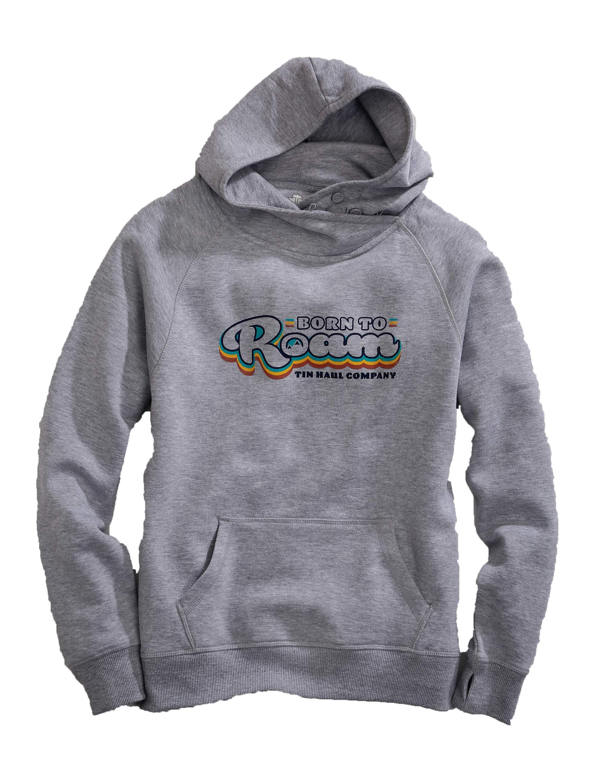 Tin Haul WOMENS KNIT BORN TO ROAM SCREEN PRINT SWEATSHIRT - Tin Haul - Flyclothing LLC