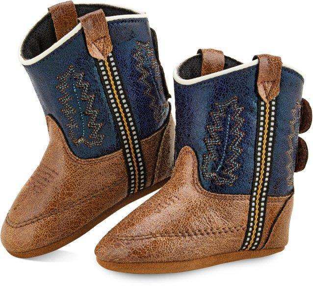 Old West Tan canyon blue crackle Poppet - Old West - Flyclothing LLC