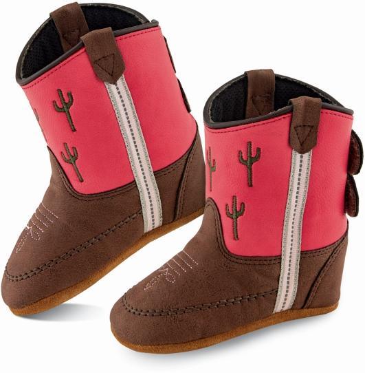 Old West Brown Pink Poppets - Flyclothing LLC