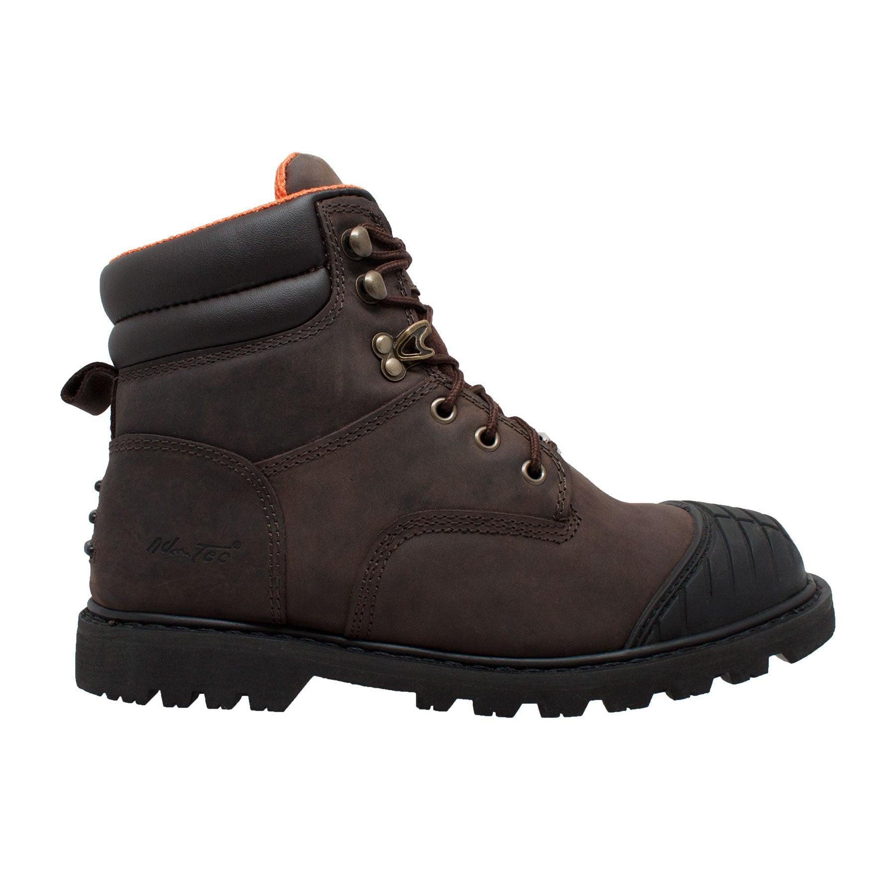 Men's 6" Steel Toe Work Boot Brown - AdTec - Flyclothing LLC