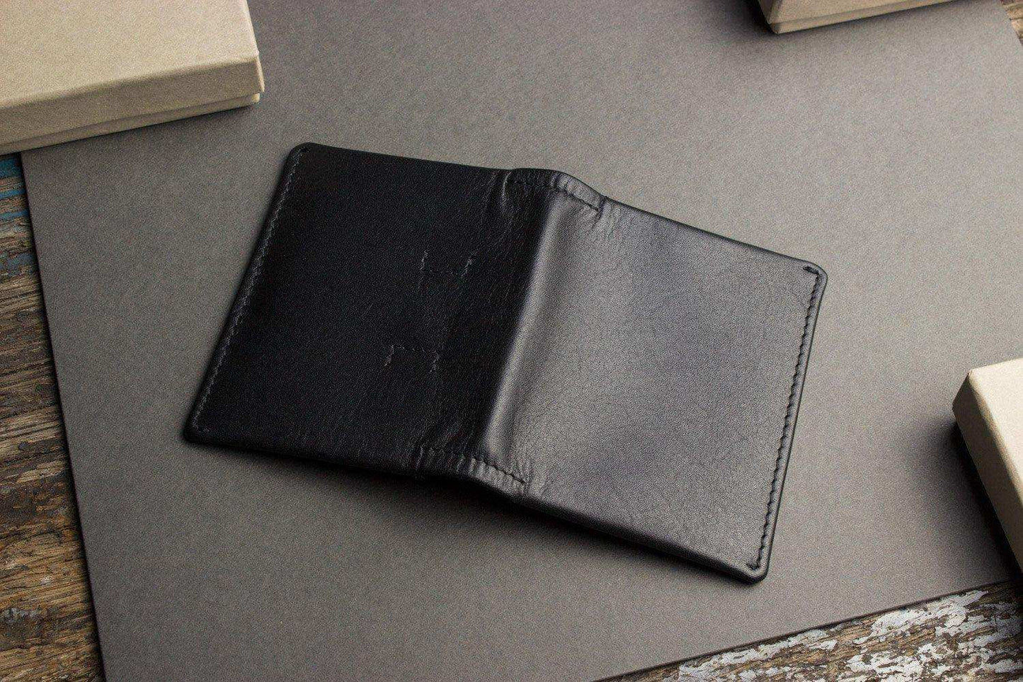 Kiko Leather Slim Bifold Wallet - Kiko - Flyclothing LLC