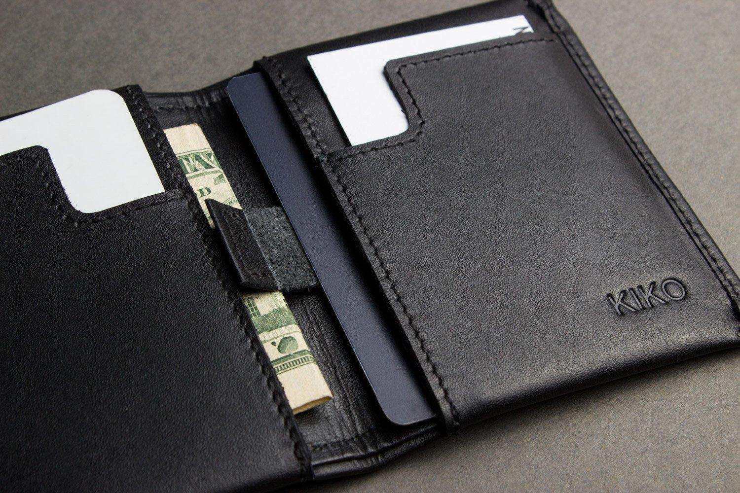 Kiko Leather Slim Bifold Wallet - Kiko - Flyclothing LLC