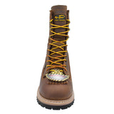 AdTec Men's 8" Composite Toe Waterproof Logger Brown - AdTec