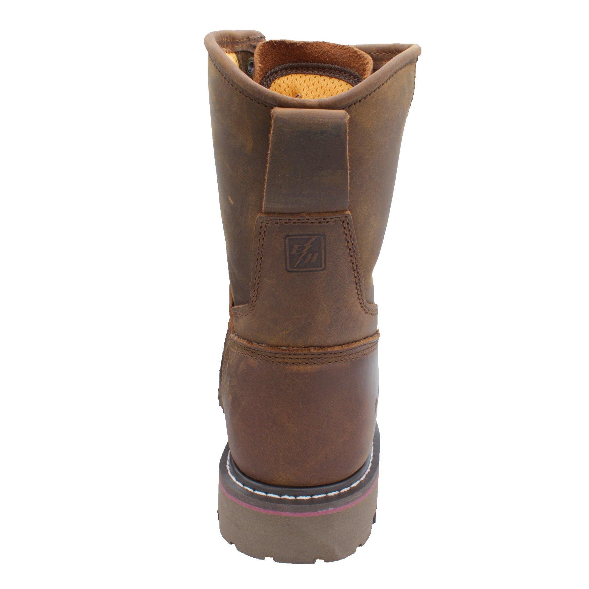 AdTec Men's 8" Composite Toe Waterproof Logger Brown - Flyclothing LLC