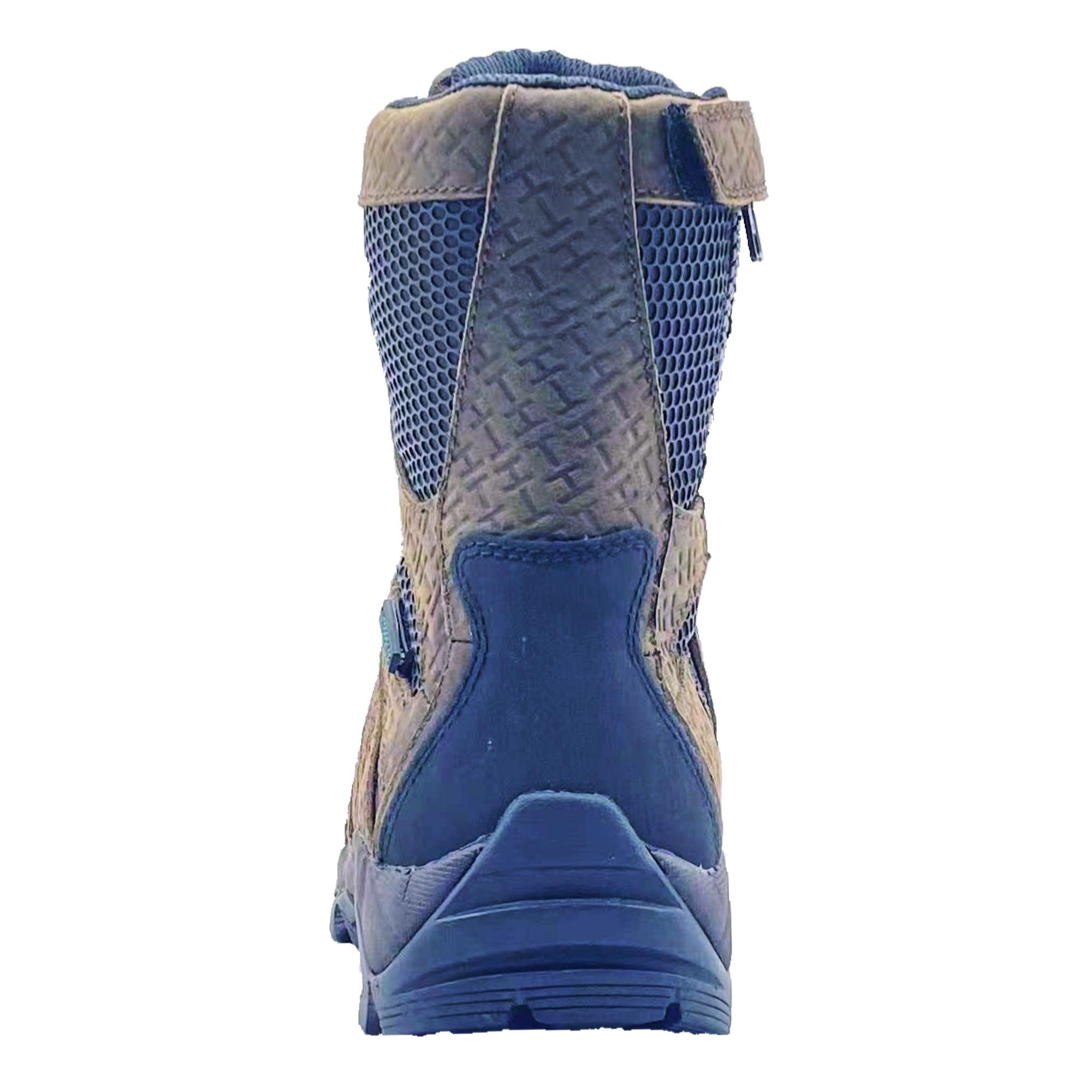 AdTec Men's 8" Waterproof Side Zipper Hunting Boot Brown - Flyclothing LLC