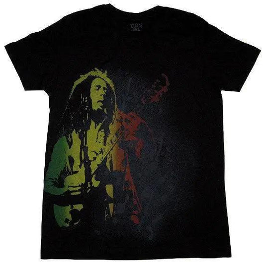 Bob Marley Rasta Guitar Shirt - Bob Marley