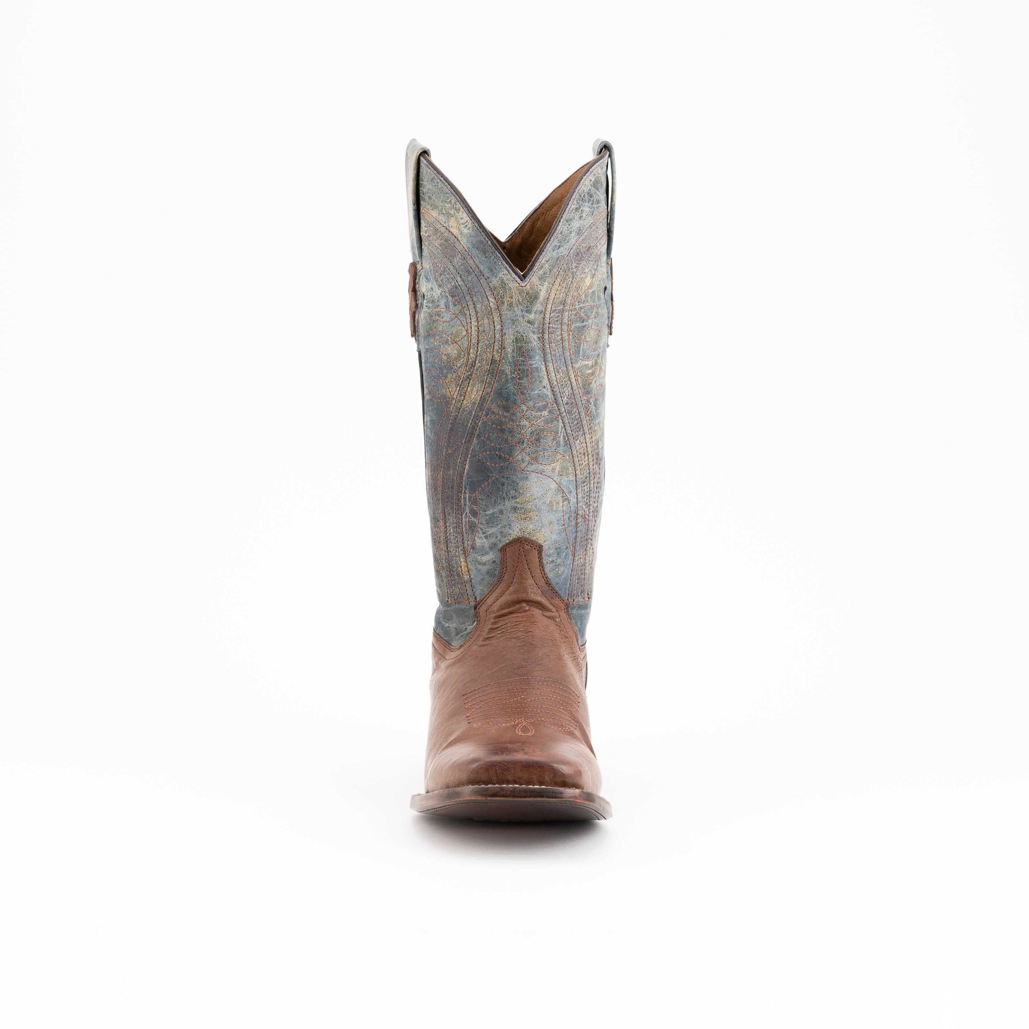 Ferrini USA Morgan - Men's Smooth Ostrich Men's Boots - Ferrini USA