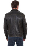 Scully BLACK ZIP FRONT JACKET - Scully Leather