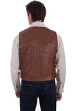 Scully BROWN MEN'S VEST - Scully Leather