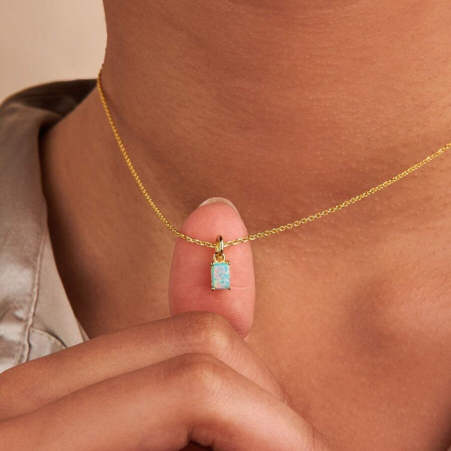 Titanium Steel Inlaid Zircon Pendant Necklace - Trendsi - Flyclothing LLC