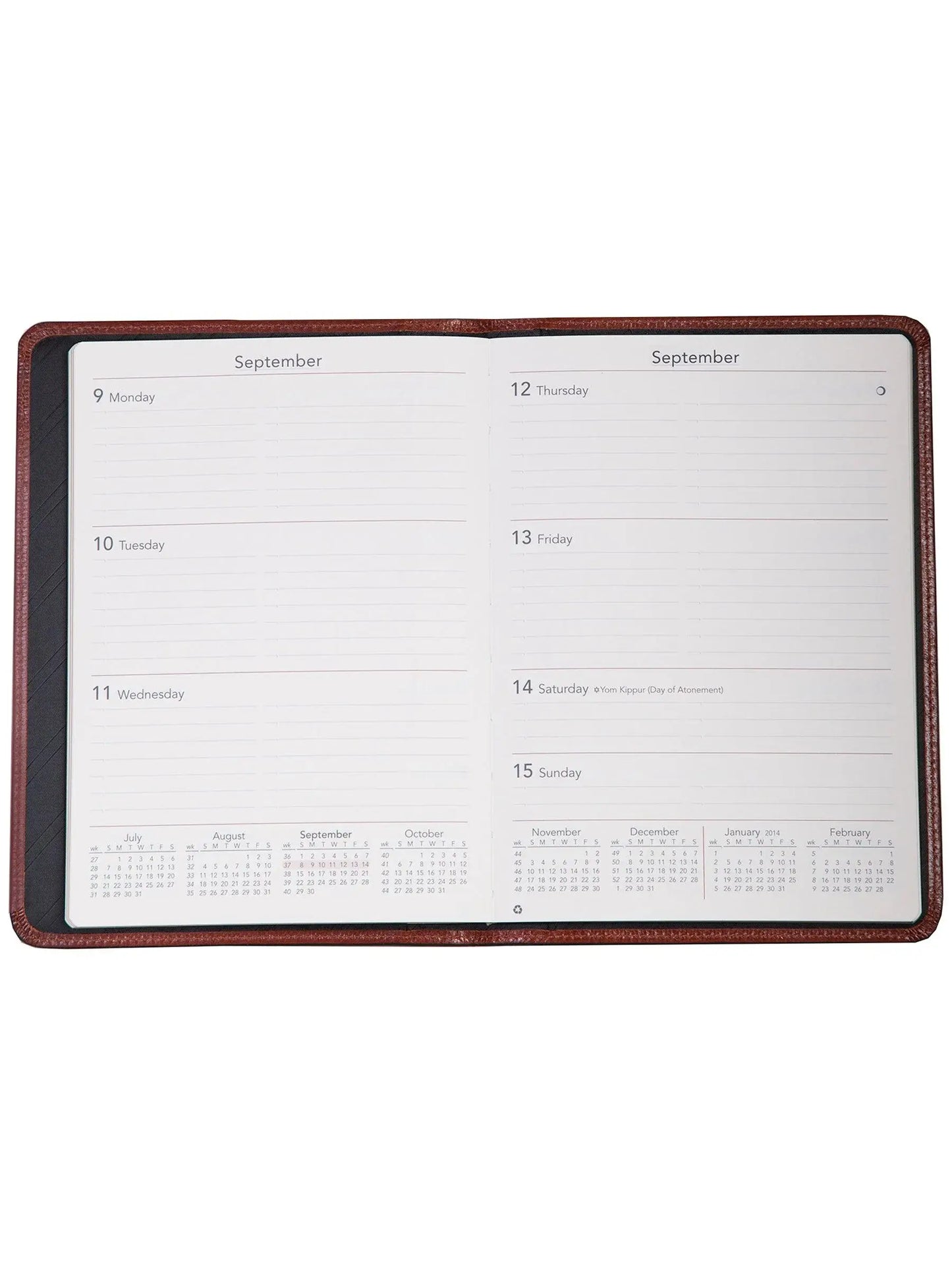 Scully CHOCOLATE RULED MANUSCRIPT - Scully Leather - Flyclothing LLC