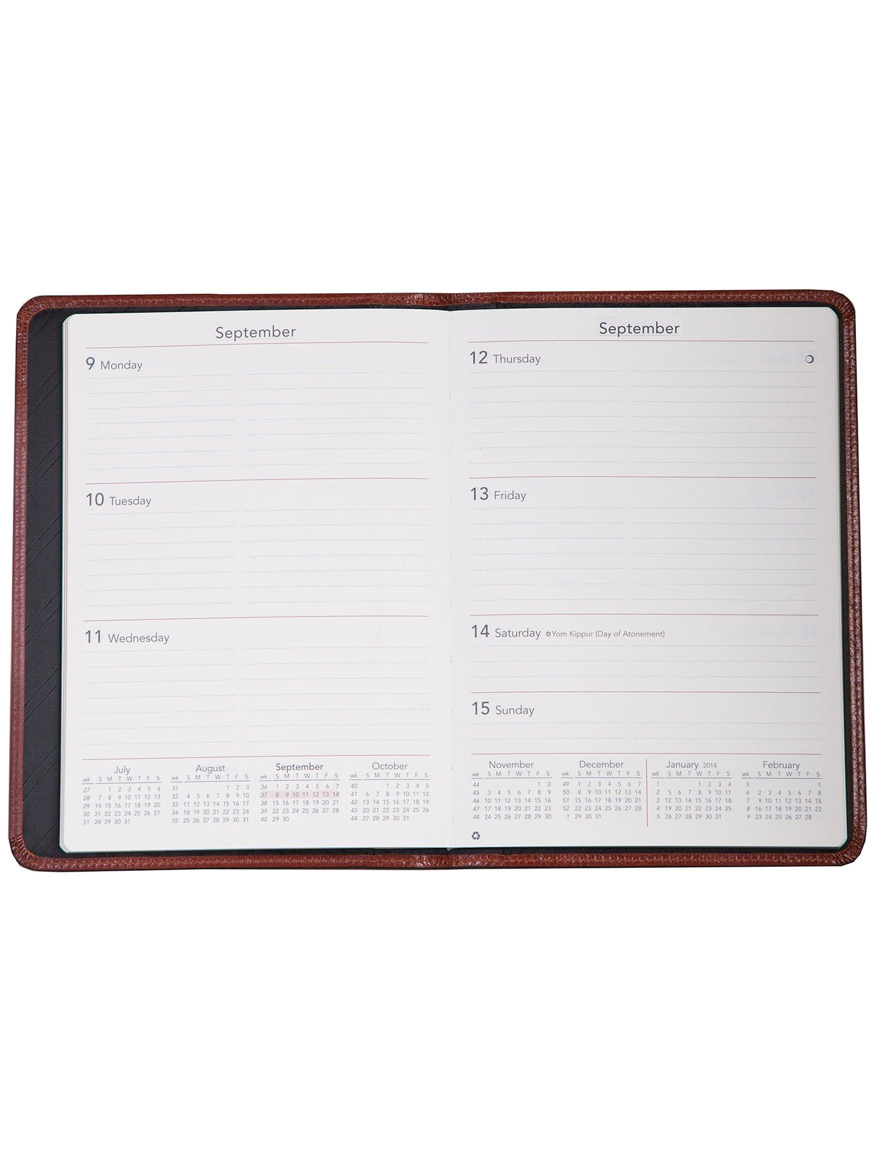 Scully CHOCOLATE DESK SIZE PHONE/ADDRESS - Scully Leather