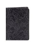 Scully Leather Black New Tooled Leather Ruled Manuscript - Scully Leather