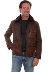 Scully BROWN CANVAS W/LEATHER TRIM - Scully Leather - Flyclothing LLC