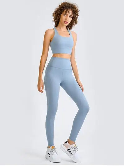 Double Take Square Neck Racerback Cropped Tank - Trendsi - Flyclothing LLC