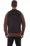 Scully BLACK WOOL BLEND W/NUBUCK TRIM - Scully Leather