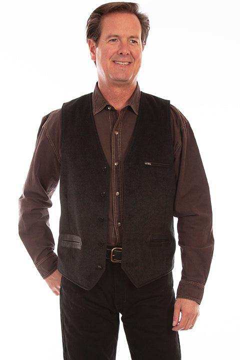 Scully BLACK WOOL BLEND W/NUBUCK TRIM - Scully Leather - Flyclothing LLC