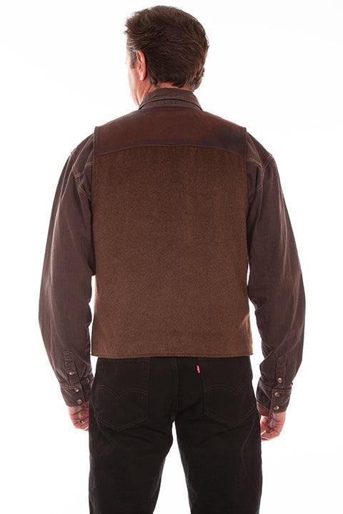 Scully BROWN WOOL BLEND W/NUBUCK TRIM - Scully Leather - Flyclothing LLC